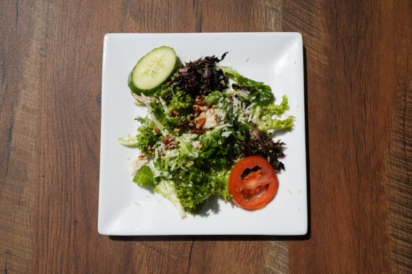 Mixed Acadian Greens, Tomato, Cucumber, Parmigiano, Pecans